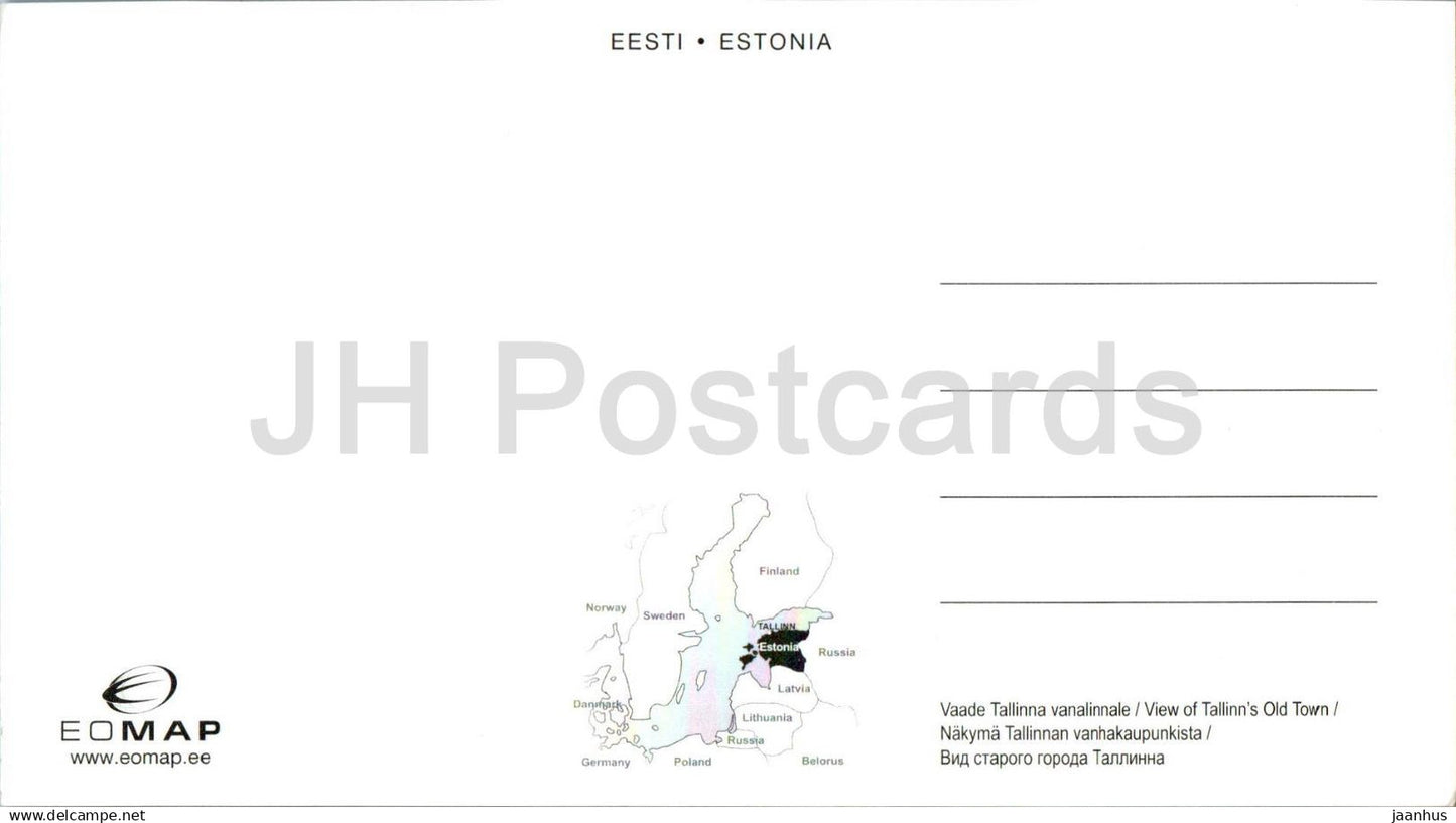 Tallinn - View of Old Tallinn - 1 - Estonia - unused