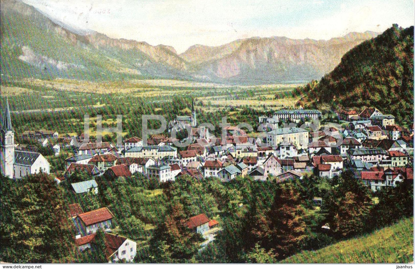 Bad Ragaz - Schiesschule Wallenstadt - old postcard - 1908 - Switzerland - used - JH Postcards