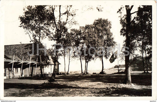 Gustav Brieglebhuis te Valkeveen - Gustav Briegle House - terrace - 156 - 1956 - Netherlands - used - JH Postcards