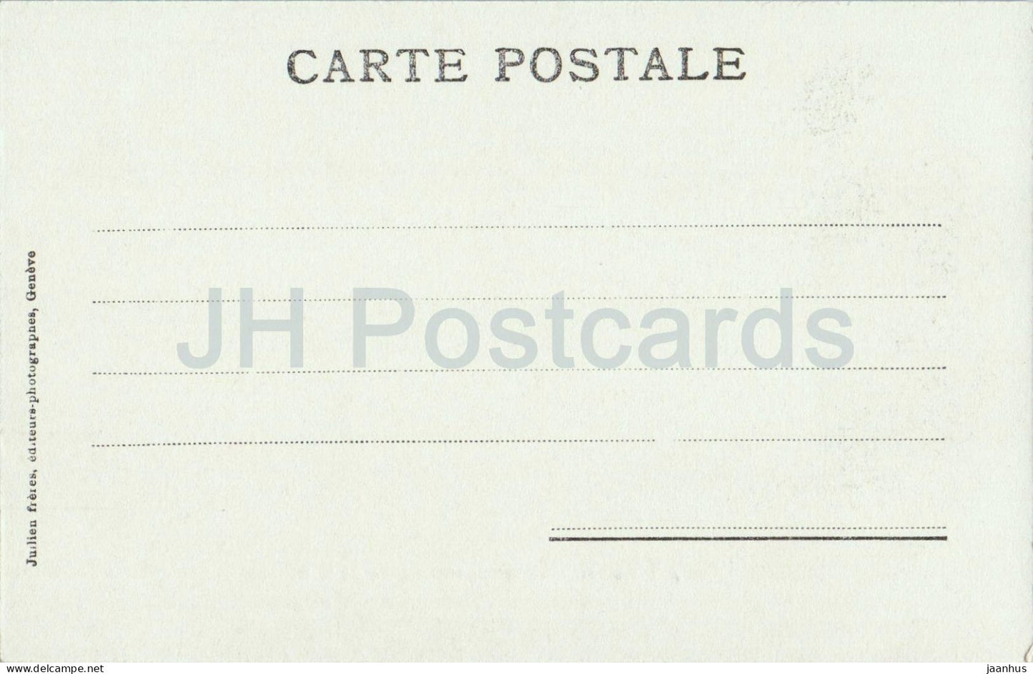 Clarens et les Montagnes de la Savoie - Savoie mountains - J.J. 229 - old postcard - Switzerland - unused