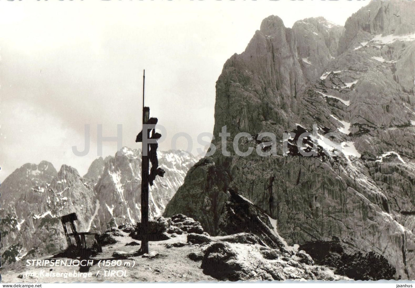 Stripsenjoch 1580 m im Kaisergebirge - Tirol - Alps - mountains - old postcard - Austria - unused - JH Postcards