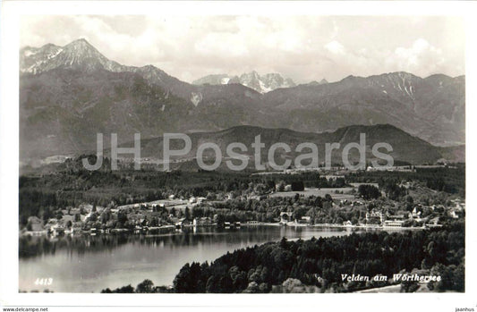 Velden am Worthersee - Carinthia landscape view - 4413 - old postcard - 1938 - Austria - used - JH Postcards