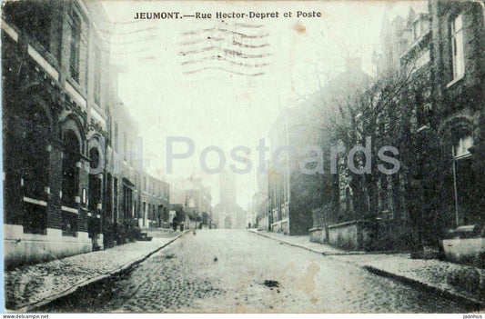 Jeumont - Rue Hector - Depret et Poste - Feldpost - Deutsche Militar Eisenbahn - old postcard - 1915 - France - used - JH Postcards
