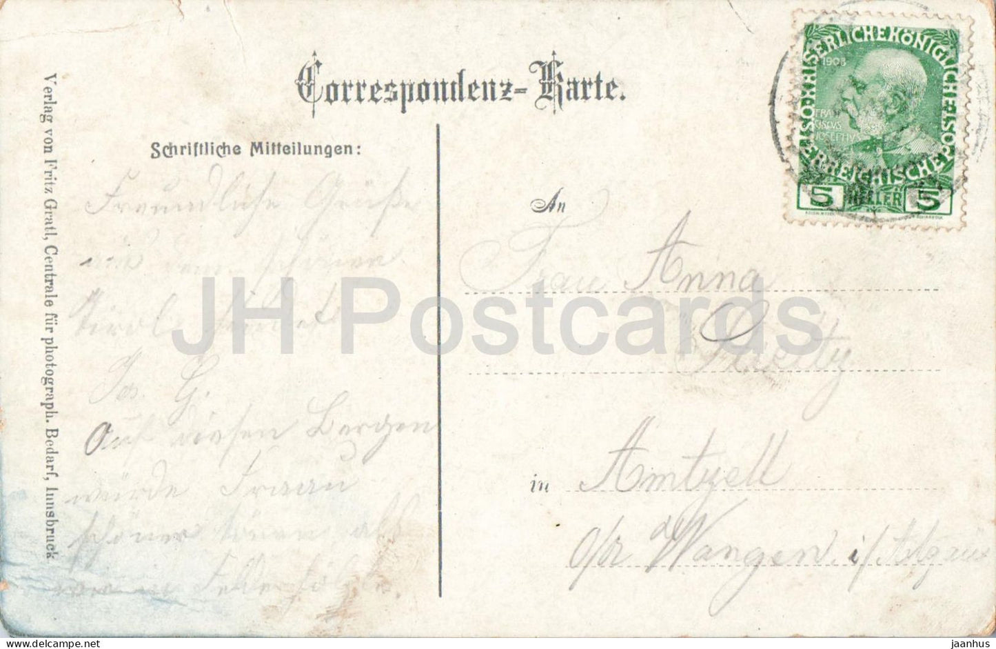 Achensee und Umgebung - Tirol - old postcard - 1910s - Austria - used