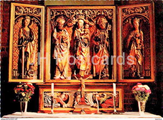 Lund - Sankt Peters Klosterkyrka - Altartavaln - Altar - church - 731 - Sweden - unused - JH Postcards