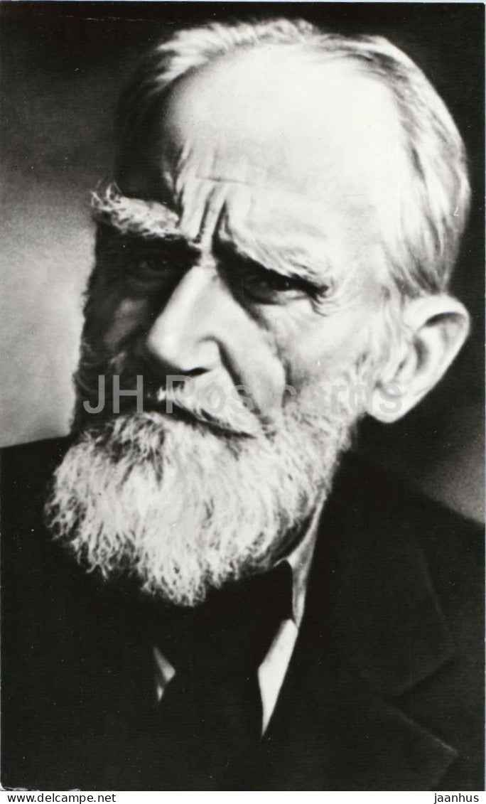 George Bernard Shaw - Irish playwright portrait - 1979 - Russia - USSR - unused - JH Postcards