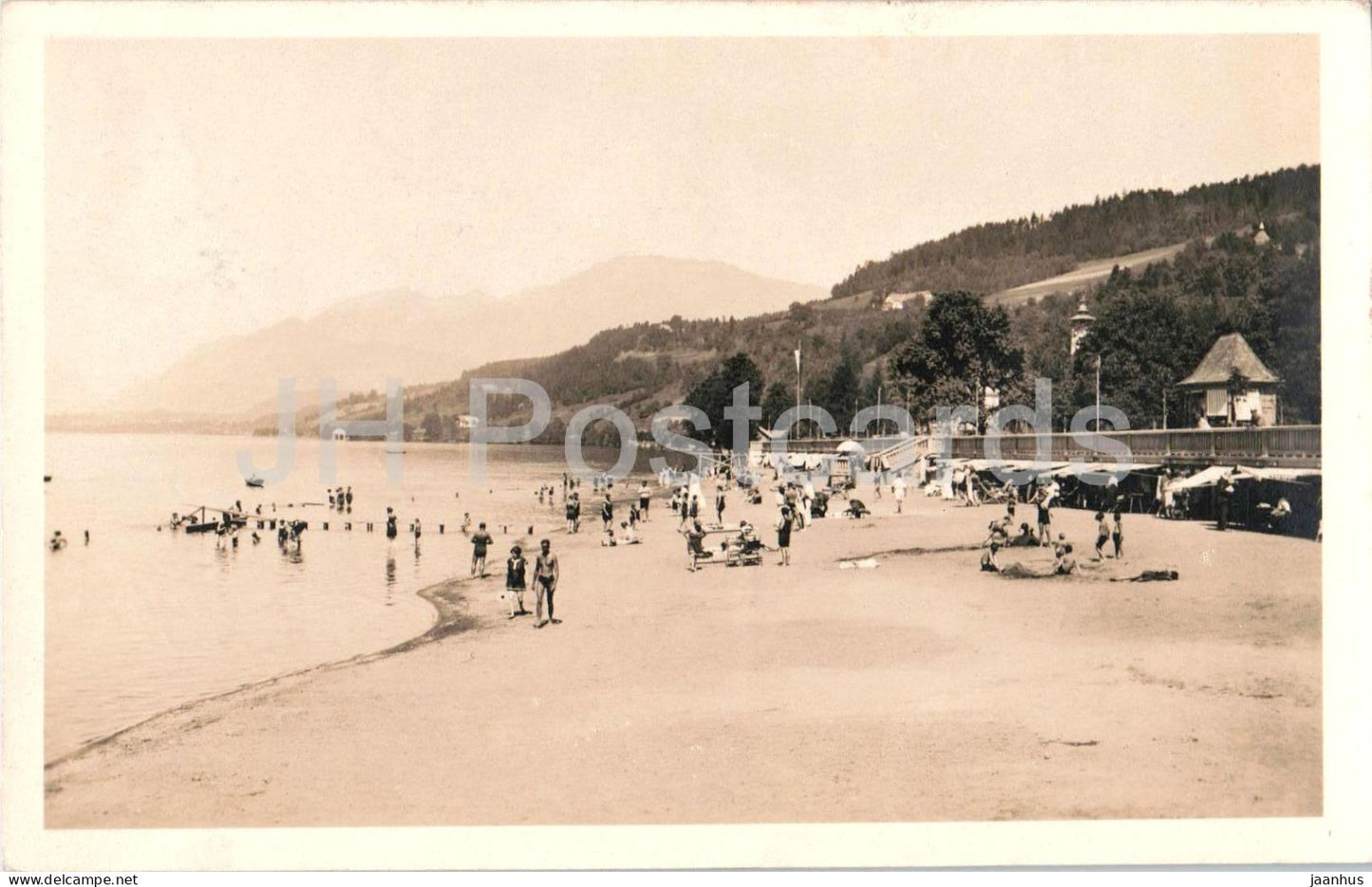 Strandbad Millstatt a. See - beach - lake - 27574 - 1926 - Austria - used - JH Postcards