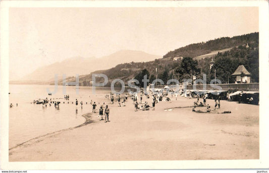 Strandbad Millstatt a. See - beach - lake - 27574 - 1926 - Austria - used - JH Postcards