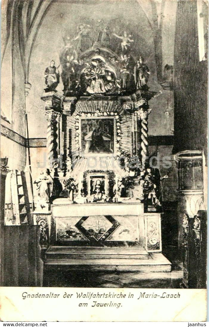 Gnadenaltar der Wallfahrtskirche in Maria Laach am Jauerling - church - 2462 - old postcard - 1916 - Austria - unused - JH Postcards