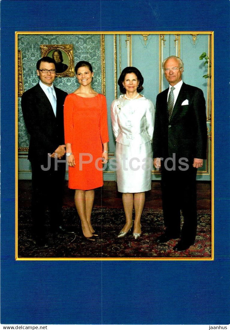 The Swedish Royal Family - 37113 - Sweden - used - JH Postcards