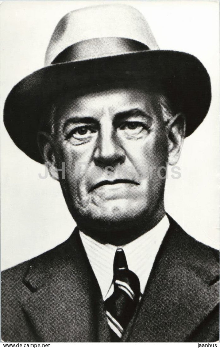 John Galsworthy - British writer portrait - literature - 1979 - Russia - USSR - unused - JH Postcards