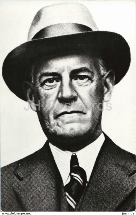 John Galsworthy - British writer portrait - literature - 1979 - Russia - USSR - unused - JH Postcards