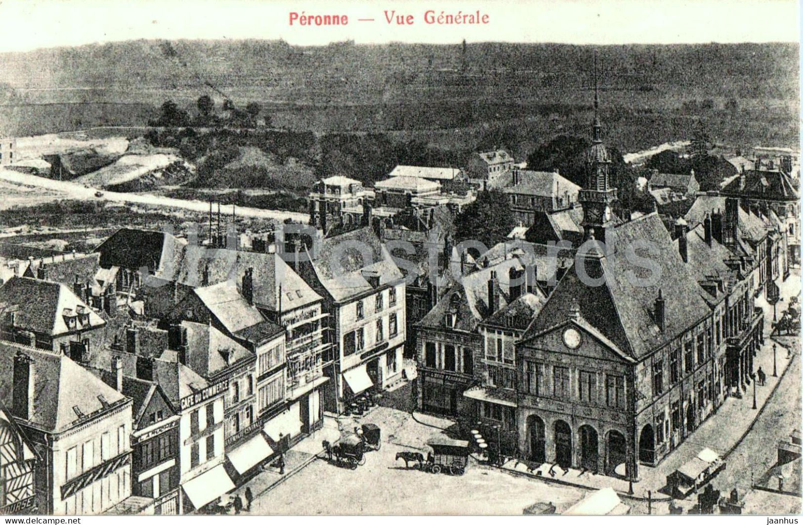 Peronne - Vue Generale - general view - 17 - old postcard - France - unused - JH Postcards
