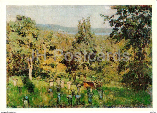 painting by I. Levitan - Apiary - Russian art - 1975 - Russia USSR - unused - JH Postcards