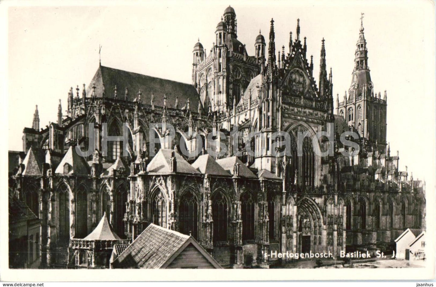 ’s-Hertogenbosch - Basiliek St. Jan - St. John’s Cathedral - 855 - old postcard - Netherlands - unused - JH Postcards