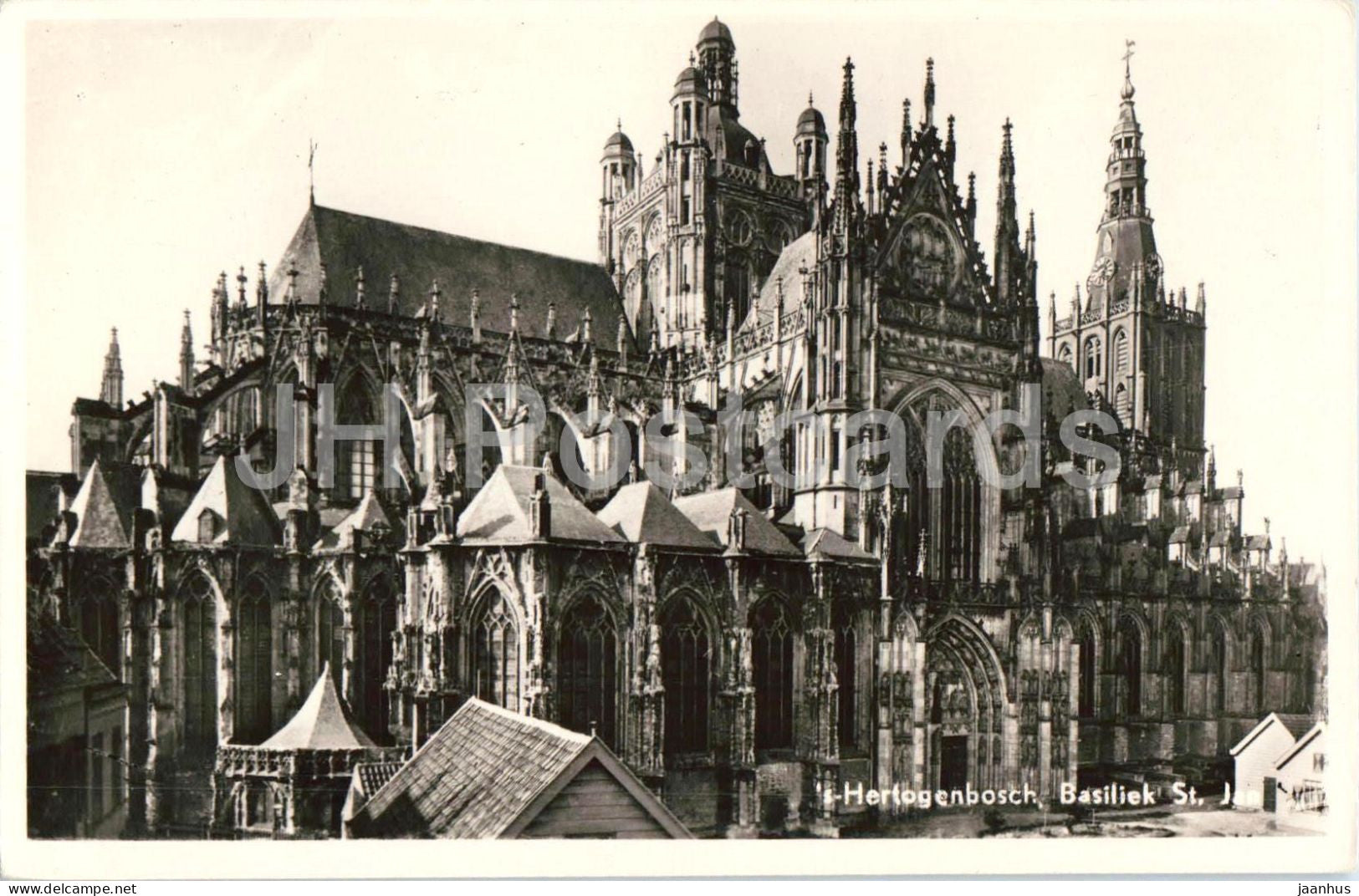 ’s-Hertogenbosch - Basiliek St. Jan - St. John’s Cathedral - 855 - old postcard - Netherlands - unused - JH Postcards