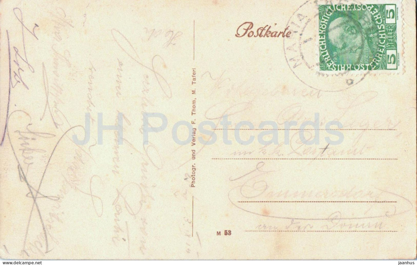 Steinbachklamm - Lohnender Ausflug von M. Taferl od. Marbach a. d. Donau - old postcard - Austria - used