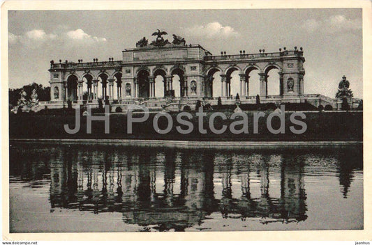 Wien - Vienna - Schonbrunn - Gloriette - palace - 1155 - old postcard - Austria - unused - JH Postcards