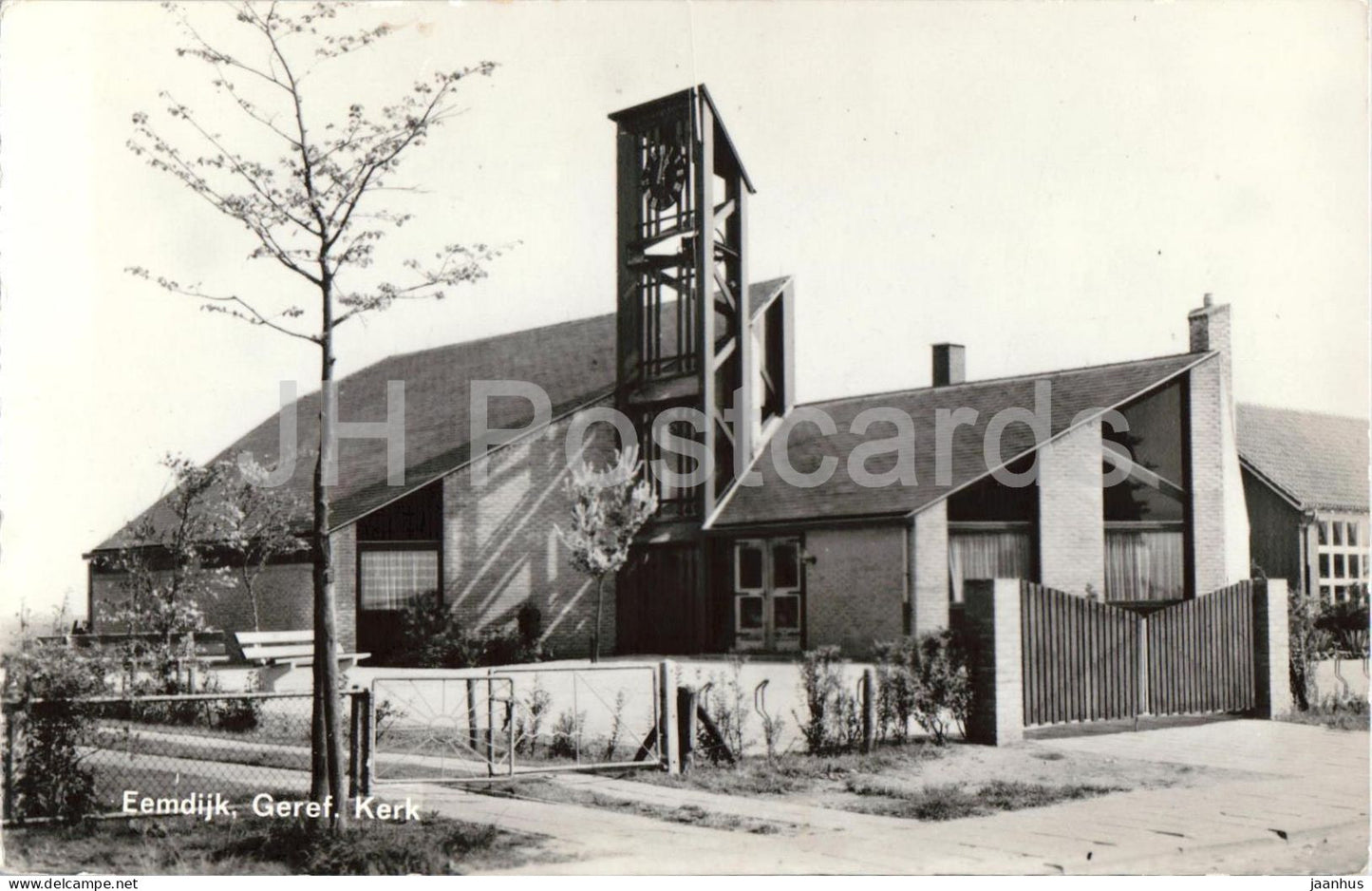 Eemdijk - Geref. Kerk - Reformed church - church - 770 - old postcard - Netherlands - unused - JH Postcards