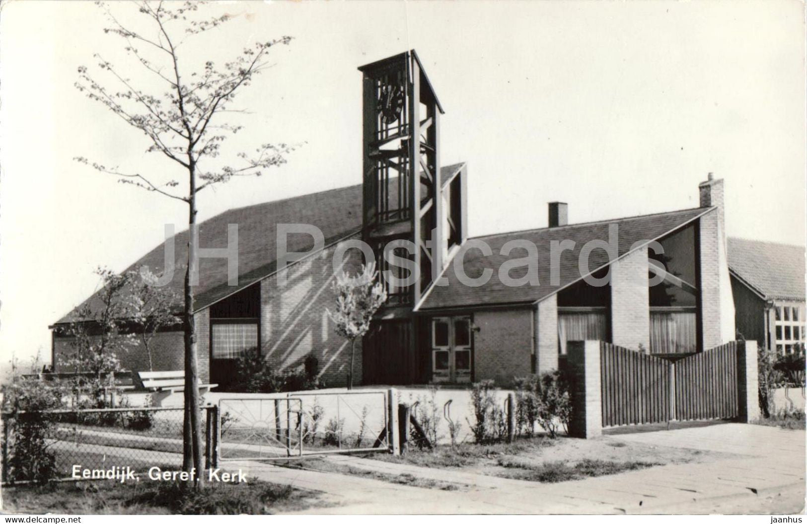 Eemdijk - Geref. Kerk - Reformed church - church - 770 - old postcard - Netherlands - unused - JH Postcards