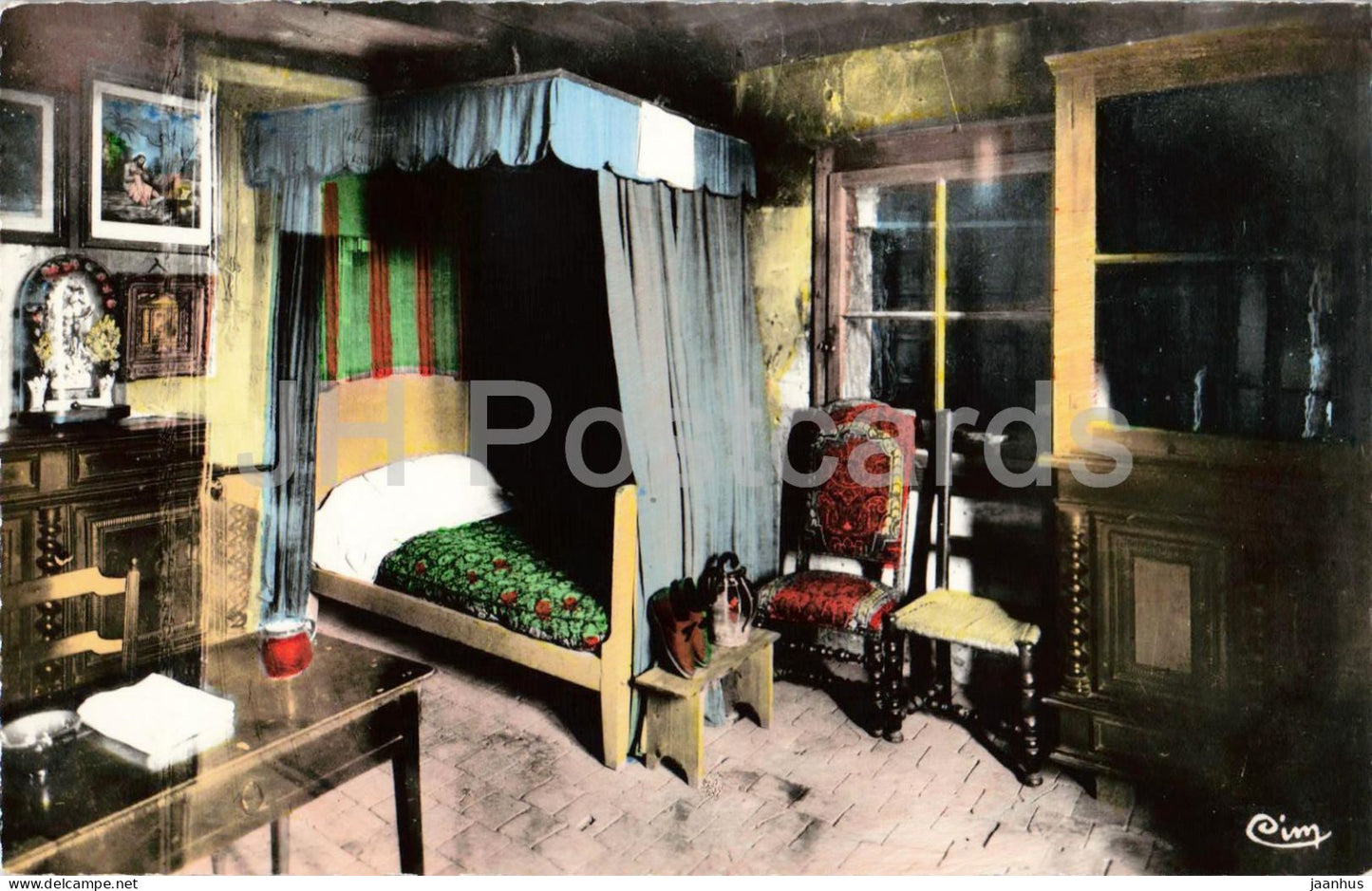 Aars - Ain - Chambre a Coucher du St-Cure d'Ars - Bedroom of the Holy Cure of Ars - 1 - old postcard - France - used - JH Postcards
