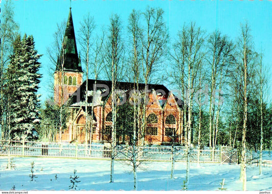 Arvidsjaurs Kyrka - Arvidsjaur - church - 9198 - Sweden - unused - JH Postcards