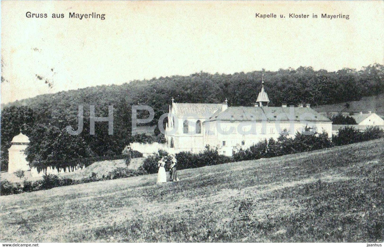 Gruss aus Mayerling - Kapelle u. Kloster - chapel - old postcard - 1908 - Austria - used - JH Postcards