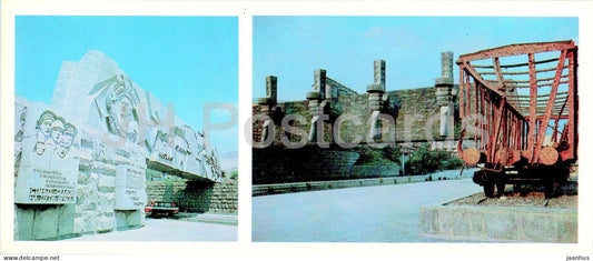Novorossiysk - monument ensemble Frontier of Defense - 1985 - Russia USSR - unused - JH Postcards