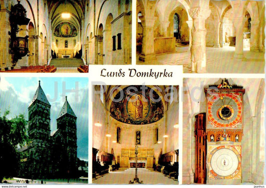 Lunds Domkyrka - Lund - interior - cathedral - multiview - 12-1518 - Sweden - unused - JH Postcards