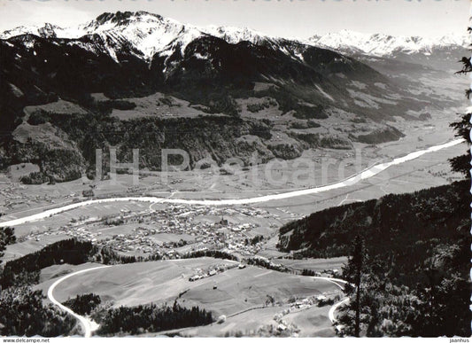 Hohenstrasse - Kanzelkehre - Achental - Tirol - Alps - panoramic landscape - 1 - old postcard - Austria - unused - JH Postcards