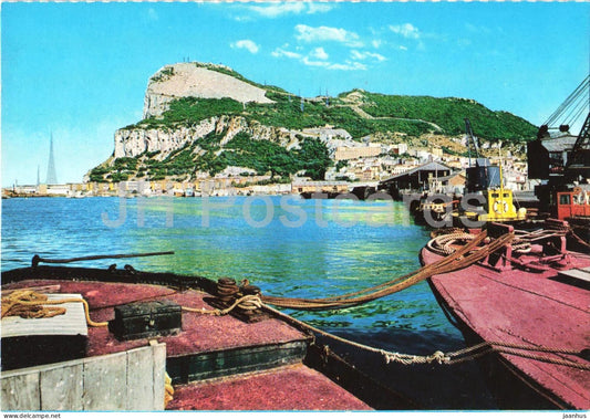 Gibraltar - View from Harbour - 988/30 - Gibraltar - unused - JH Postcards