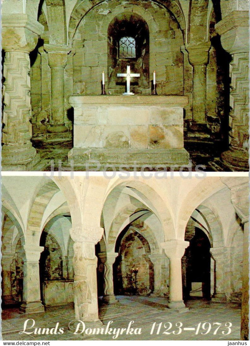 Lunds Domkyrka Kryptan - Crypt - Lund - cathedral - 1912 - Sweden - unused - JH Postcards