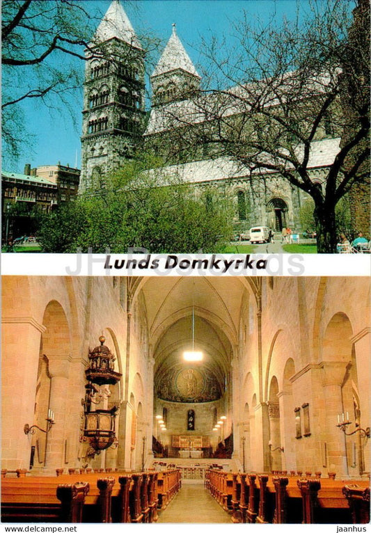 Lunds Domkyrka - Lund - interior - cathedral - 1310 - Sweden - unused - JH Postcards
