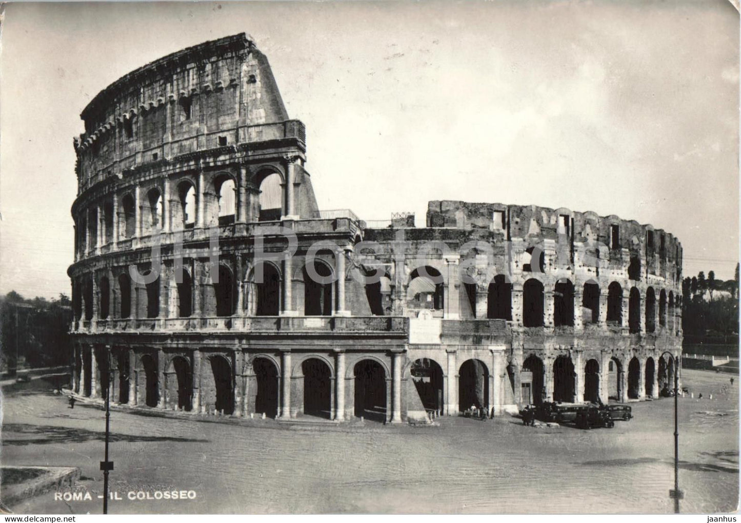 Roma - Rome - Il Colosseo - The Colosseum - 47 - old postcard - 1956 - Italy - used - JH Postcards