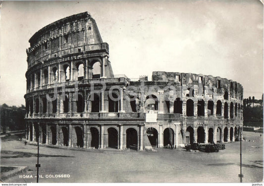 Roma - Rome - Il Colosseo - The Colosseum - 47 - old postcard - 1956 - Italy - used - JH Postcards