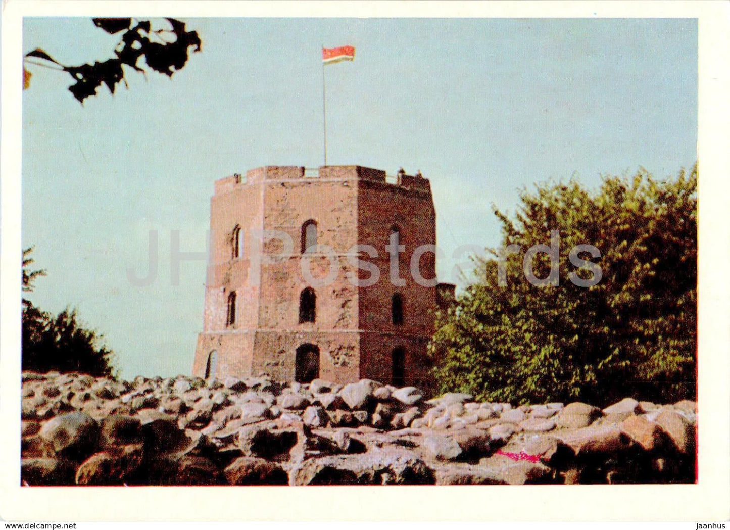 Vilnius - Gediminas Castle - Lithuania USSR - unused - JH Postcards