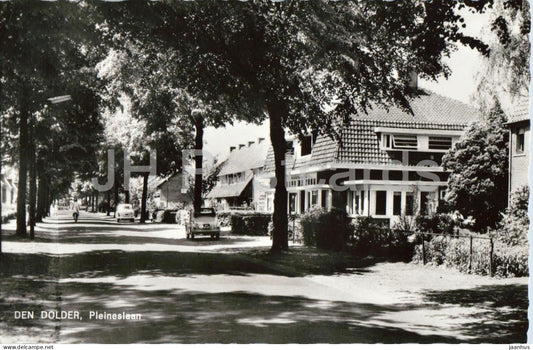 Den Dolder - Pleineslaan - street view - houses - car - 1162 - old postcard - 1949 - Netherlands - used - JH Postcards