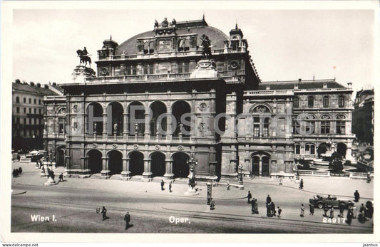 Wien - Vienna - Oper - opera theatre - 24917 - old postcard - 1940 - Austria - used - JH Postcards