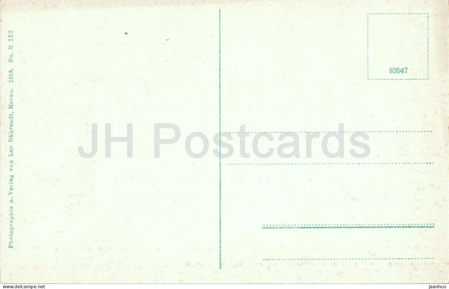 Blick vom Suldenhotel gegen die Ferner - landscape - mountains - hotel - old postcard - 1913 - Italy - unused