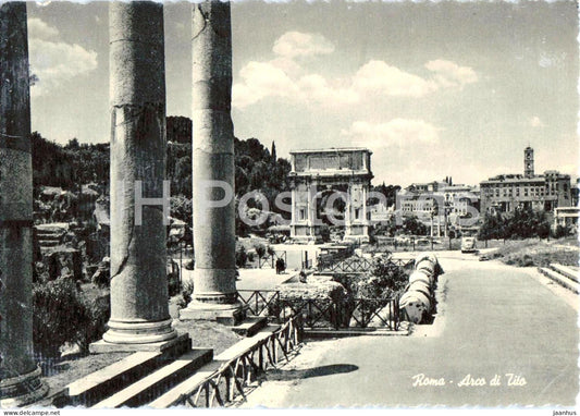 Roma - Rome - Arco di Tito - Arch of Titus - Ancient World - old postcard - Italy - unused - JH Postcards