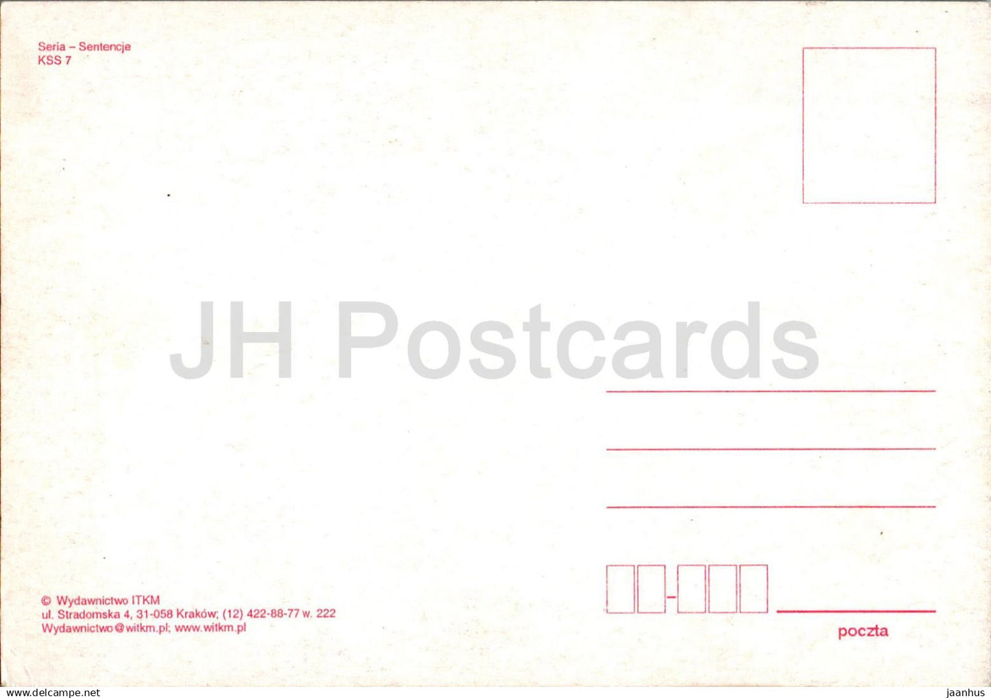 Birthday Greeting Card - Yellow Iris - flowers - KSS 7 - Poland - unused