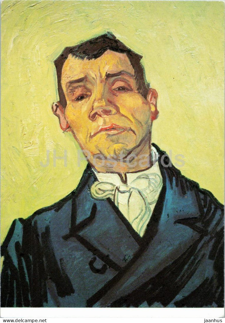 painting by Vincent van Gogh - Portrait of a Man - Dutch art - 242 - Netherlands - unused - JH Postcards