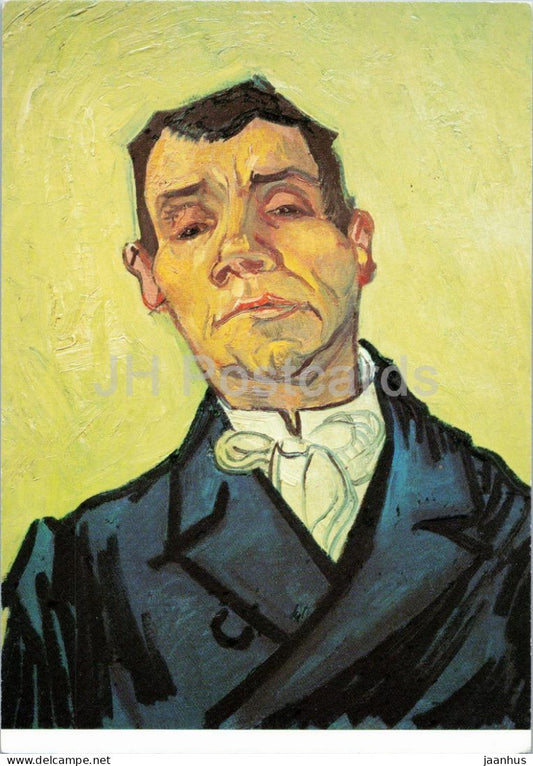 painting by Vincent van Gogh - Portrait of a Man - Dutch art - 242 - Netherlands - unused - JH Postcards