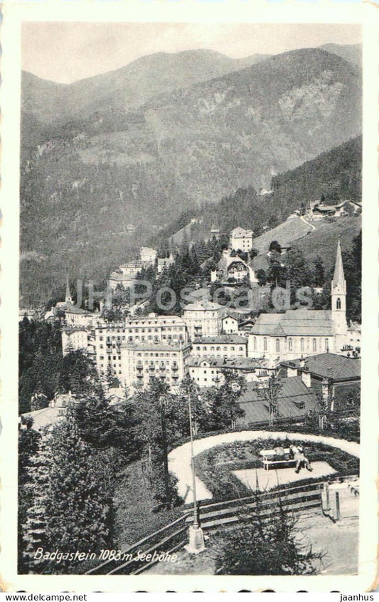 Badgastein 1083 m Seehohe - Mountain view - No. 77 - old postcard - 1944 - Austria - used - JH Postcards