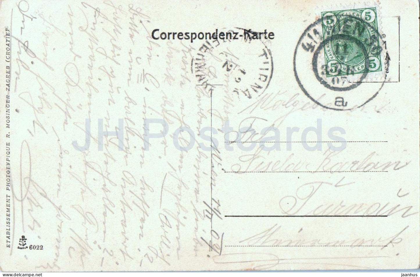 Vienne - K. k. Hofmuseum - architecture - monument à Marie-Thérèse - musée - carte postale ancienne - 1907 - Autriche - d'occasion 