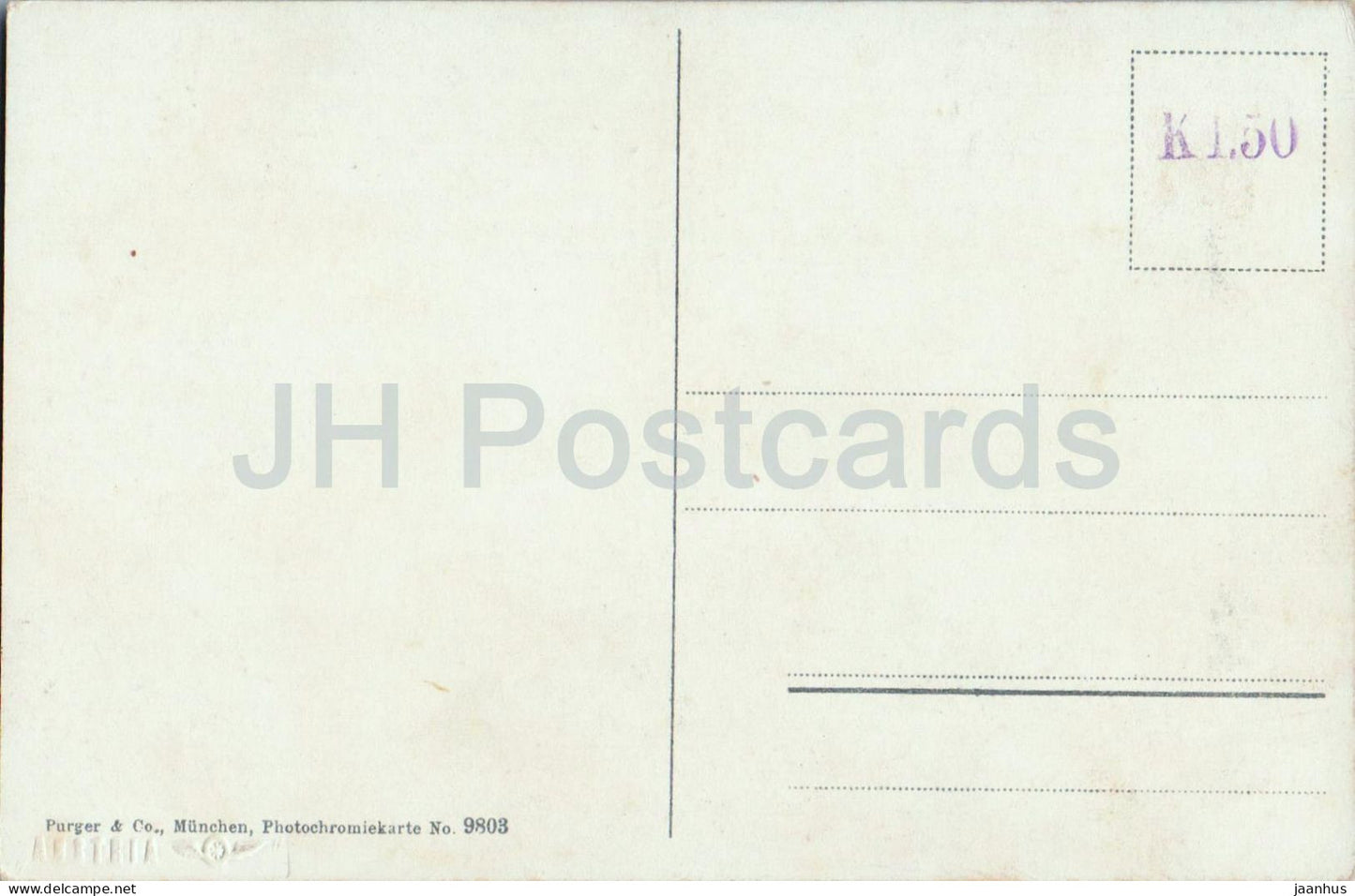 Grossglockner 3798 m - glacier - mountains - panorama - 9803 - old postcard - Austria - unused