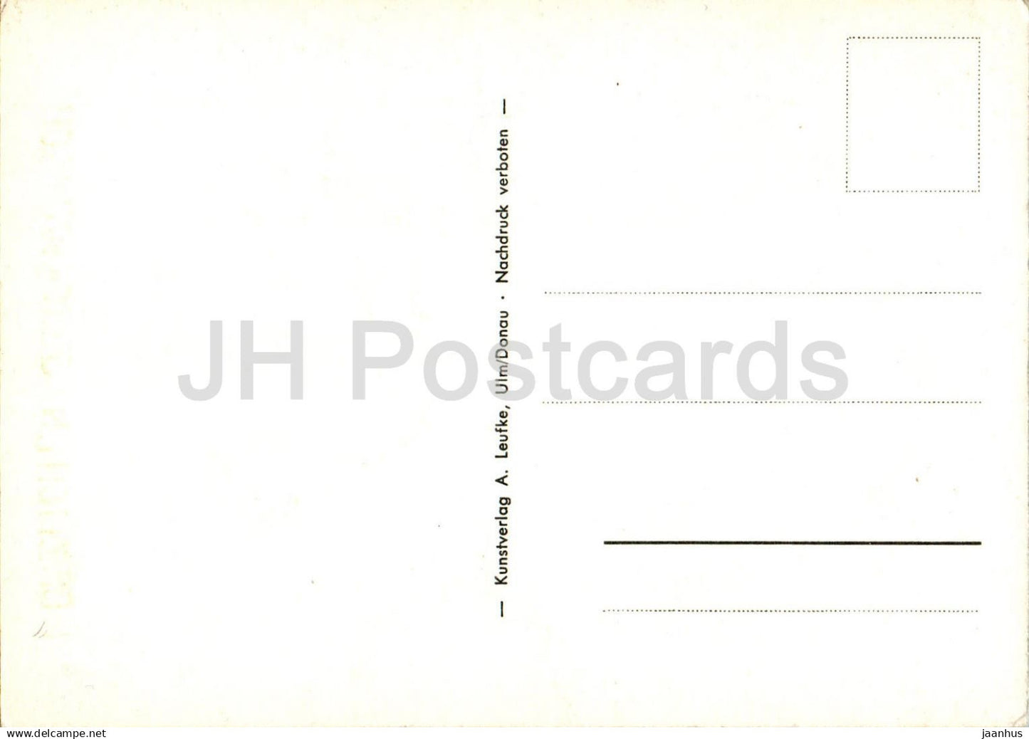 Birthday Greeting Card - Herzlichen Gluckwunsch - flowers compotition - candle - Germany - unused