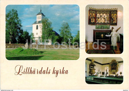 Lillhardals Kyrka - Lillhardal - Harjedalen - church - multiview - Sweden - used - JH Postcards