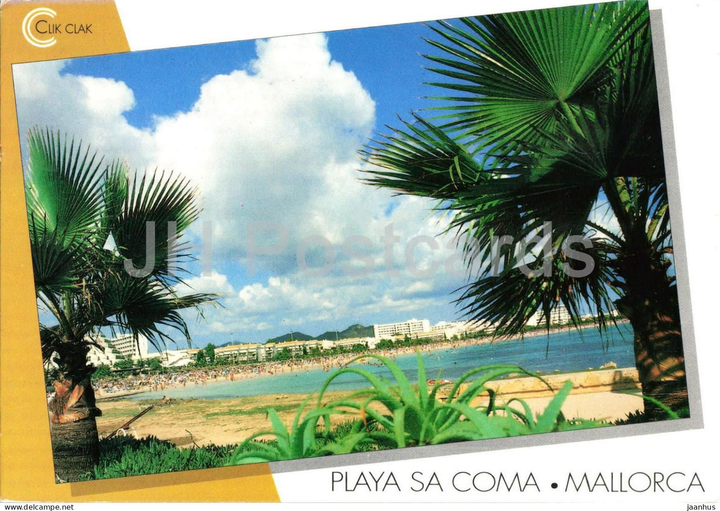 Playa Sa Coma - Mallorca - beach - Balearic Island - 1996 - Spain - used - JH Postcards