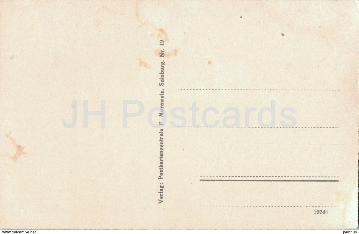 Salzburg - Hohensalzburg mit Gaisberg von der Richterhohe - 19 - old postcard - Austria - unused